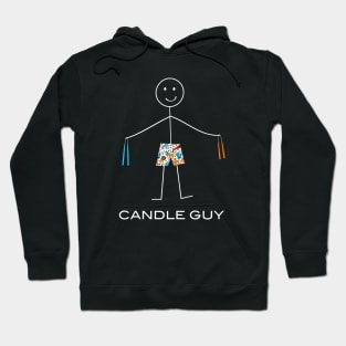 Funny Mens Candle Guy Hoodie